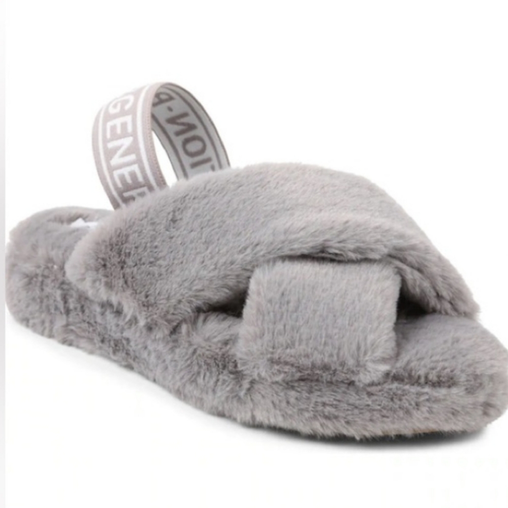 BCBGeneration Faux Fur Slippers